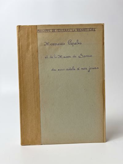 Florange M. J., Ciani M. L., Monnaies Papales et de la Maison de Savoie du XVIII siècle à nos jou...