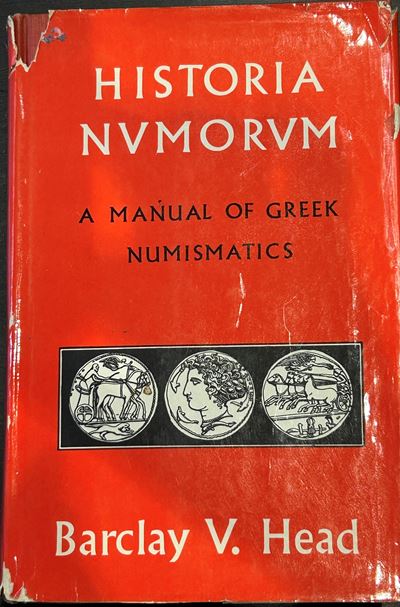 Head, V. B., Historia Nummorum: A Manual of Greek Numismatics