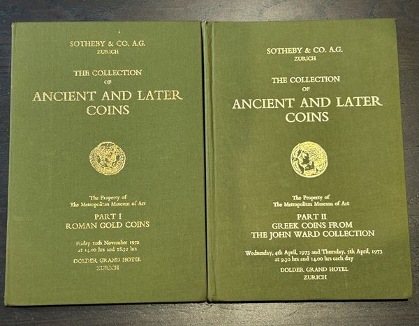 SOTHEBY & CO The collection of Ancient and Later Coins. The Property of The Metropolitan Museum of Art.