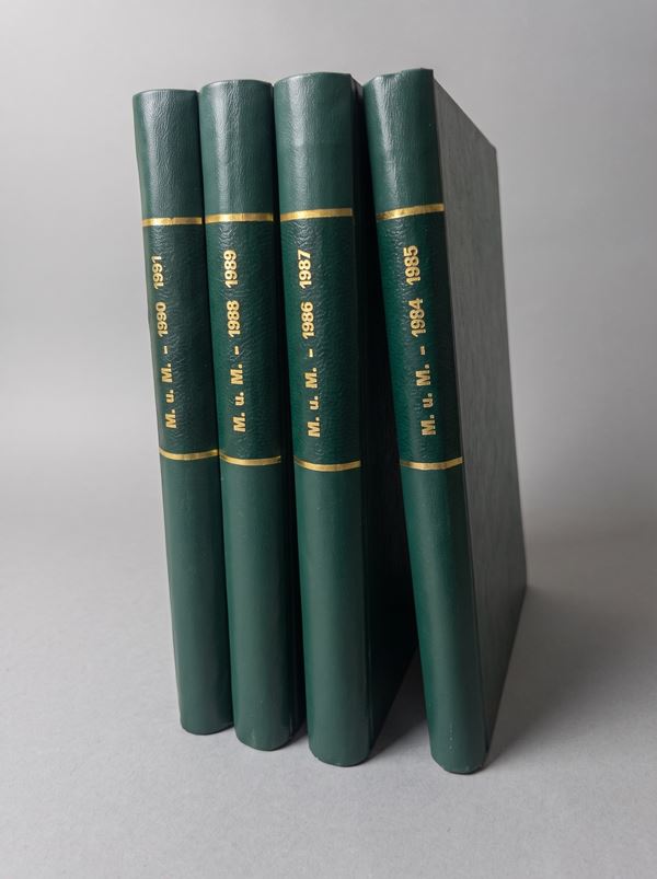 MÜNZEN UND MEDAILLEN A.G. Listini rilegati di monete e medaglie a prezzo fisso dal 1984 al 1991.