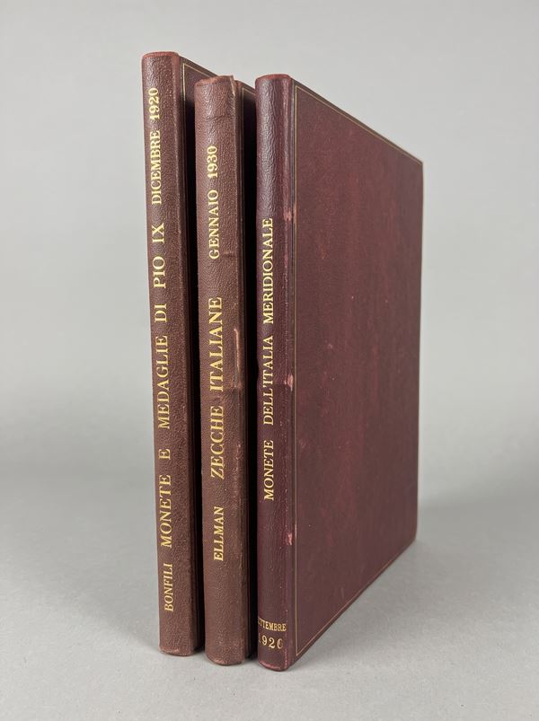 SANTAMARIA P. & P. Lotto di tre cataloghi d'asta.