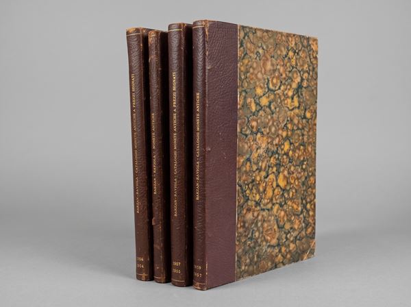 BARZAN R., RAVIOLA M. Catalogo di monete antiche in vendita a prezzi segnati. In quattro volumi.
