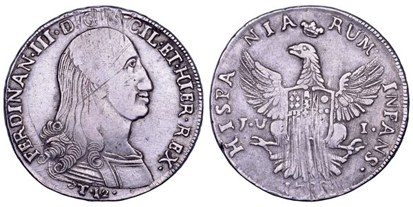 PALERMO. FERDINANDO III DI BORBONE, 1759-1816. 12 tarì 1799.
