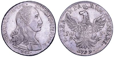 Ferdinando III di Borbone, 12 tarì 1799 (Palermo)