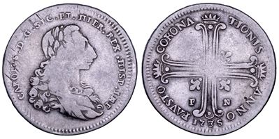 Carlo di Borbone, 6 tarì 1735, Palermo