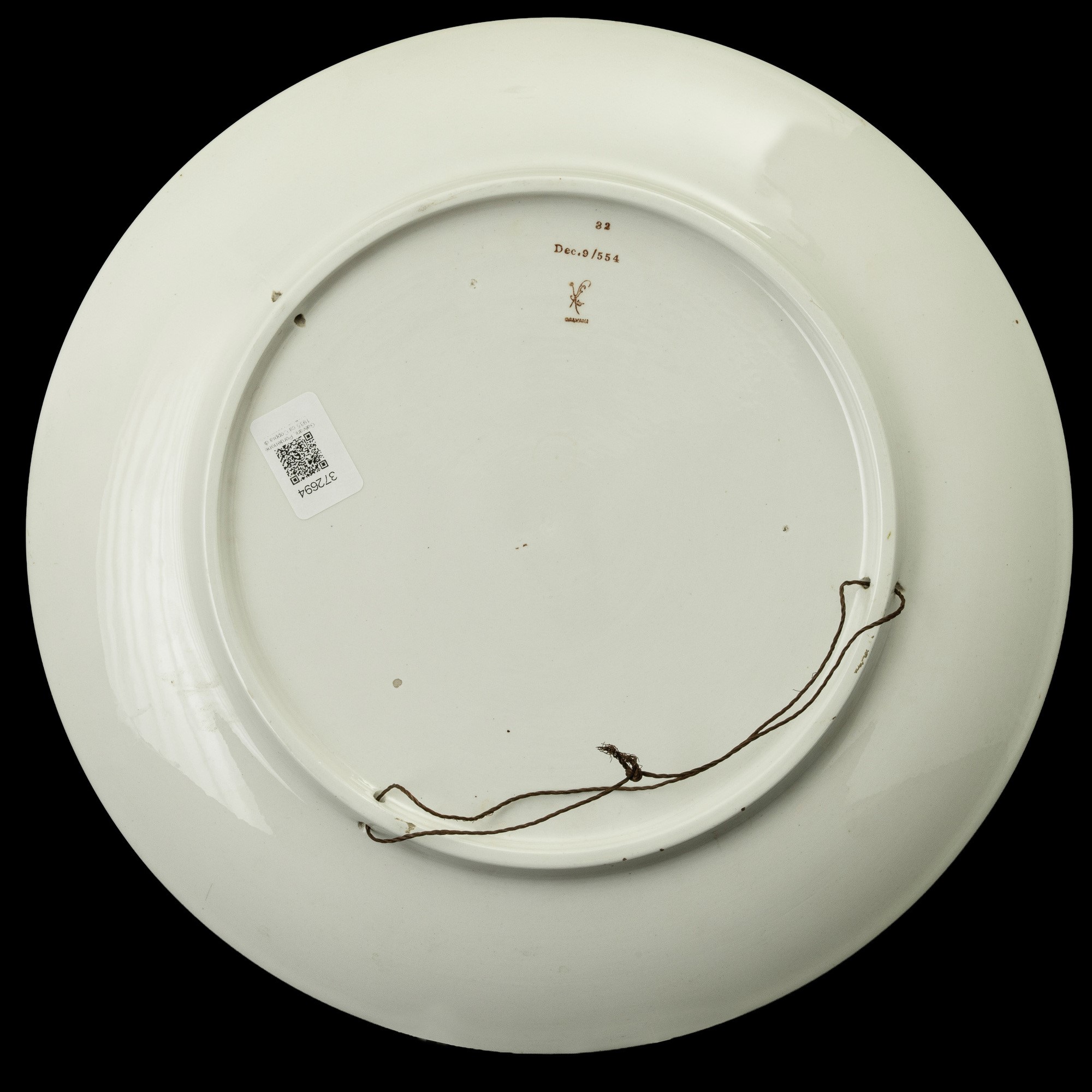 Galvani, Pordenone, piatti in ceramica a decorazione figurativa (coppia)