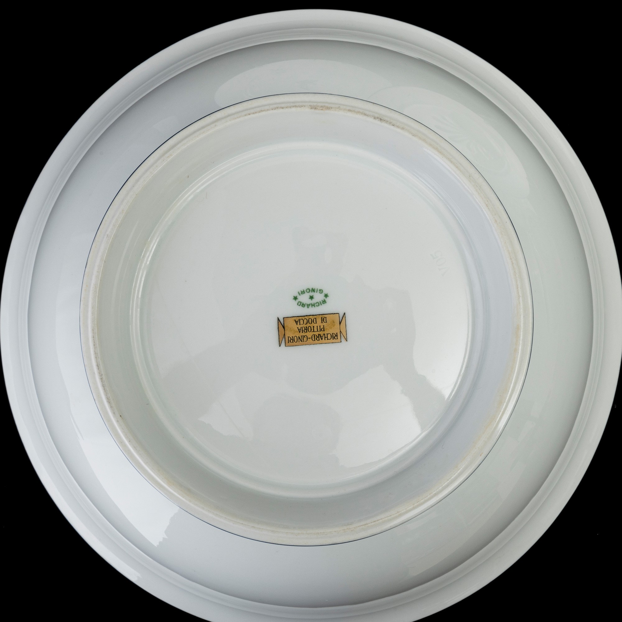 Gio Ponti - Pittoria di Doccia (Sesto Fiorentino), servizio di porcellana “Navicelle” con decoro ...