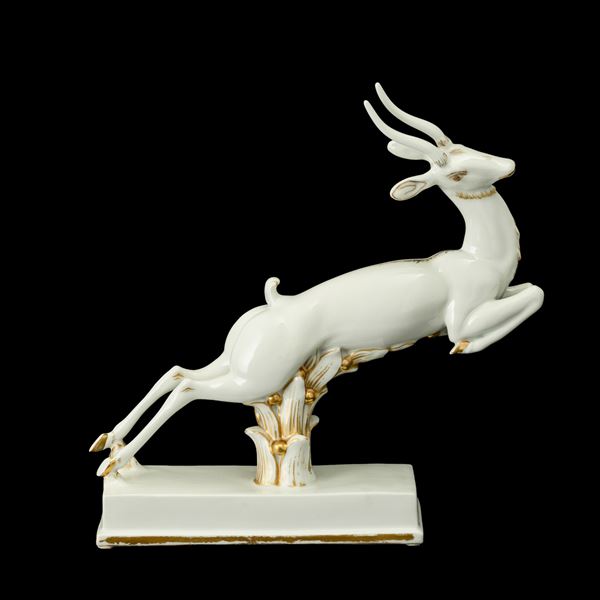 Richard Ginori, Pittoria di Doccia, Sesto Fiorentino 1930 ca Antilope