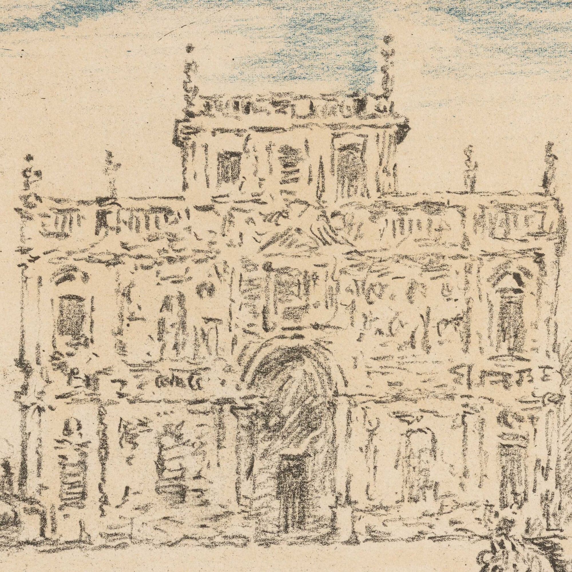 Giorgio De Chirico - Antichi Cavalieri e Villa