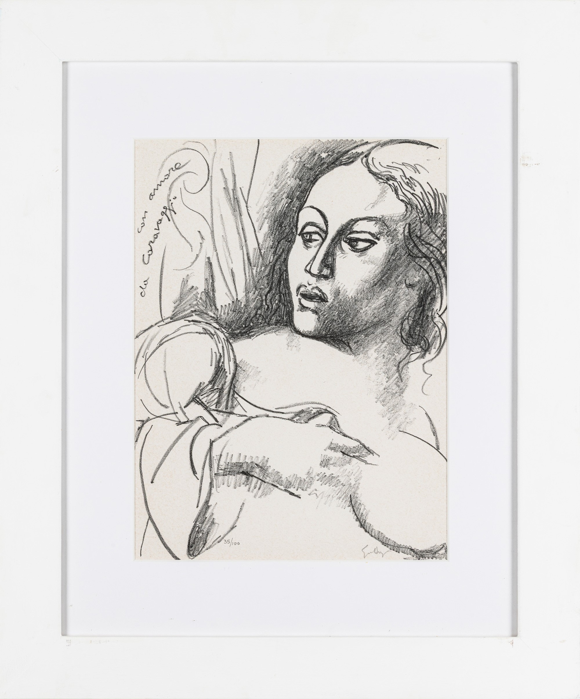 Renato Guttuso - Senza titolo (litografia)