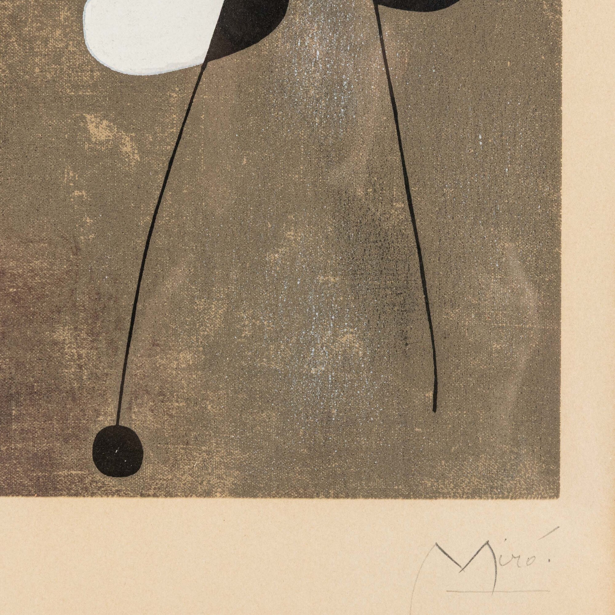 Joan Mirò - Femmes, Oiseaux, Etoiles (litografia, 1960)