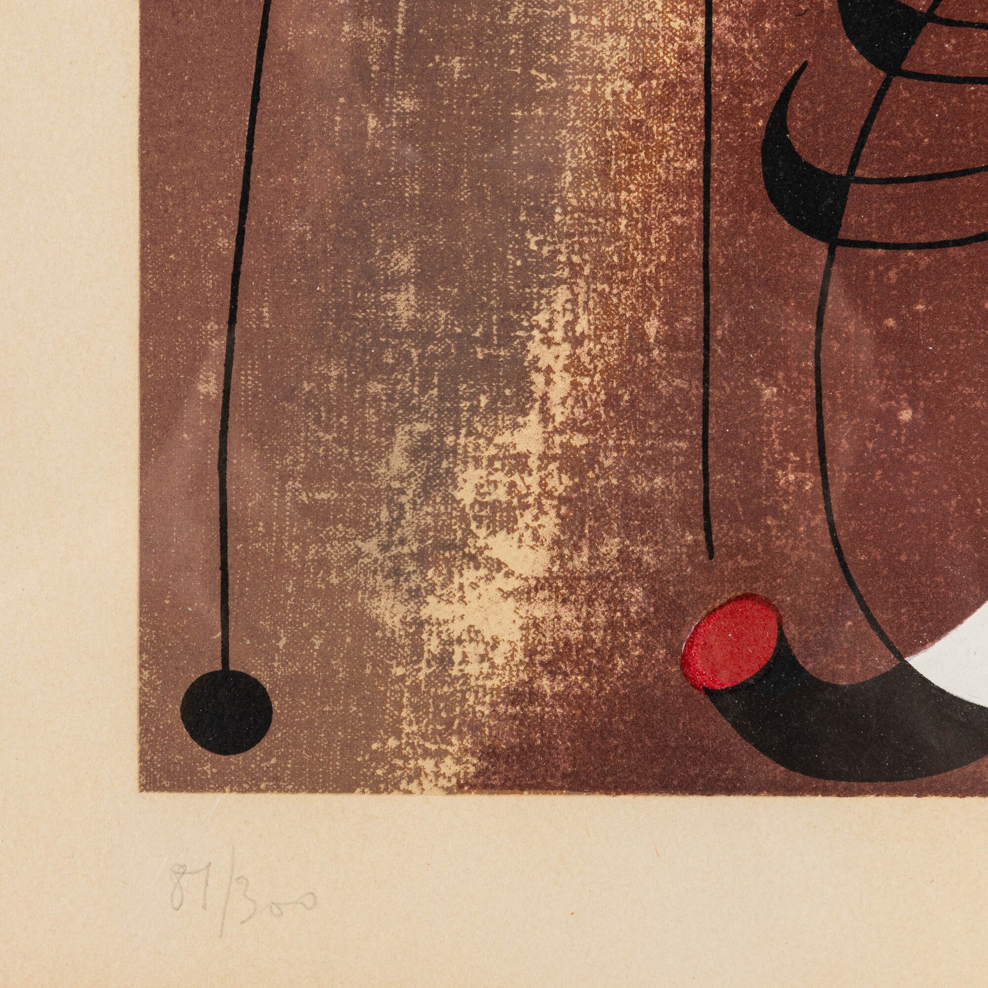 Joan Mirò - Femmes, Oiseaux, Etoiles (litografia, 1960)
