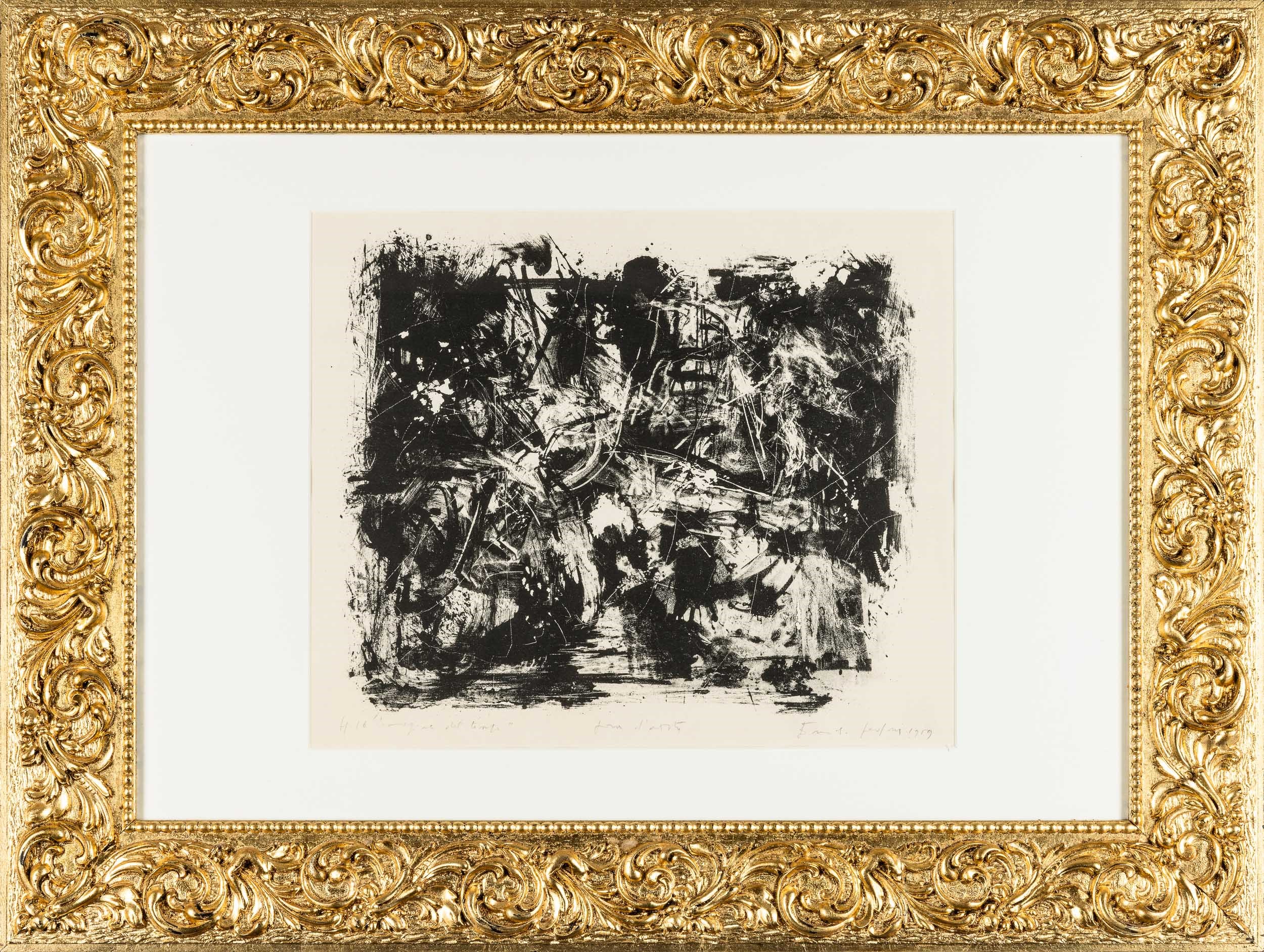 Emilio Vedova - Immagine del tempo, litografia (1959)