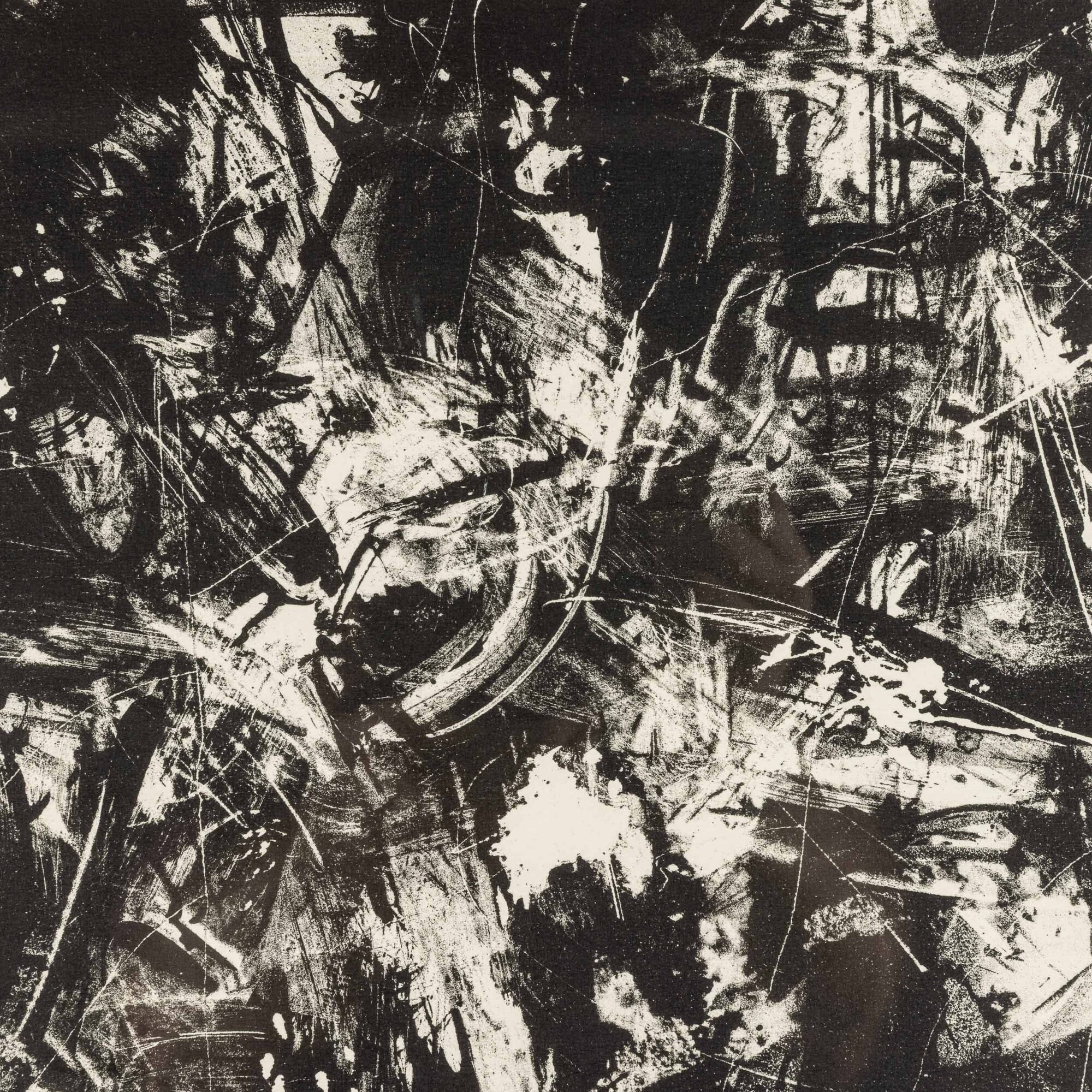 Emilio Vedova - Immagine del tempo, litografia (1959)