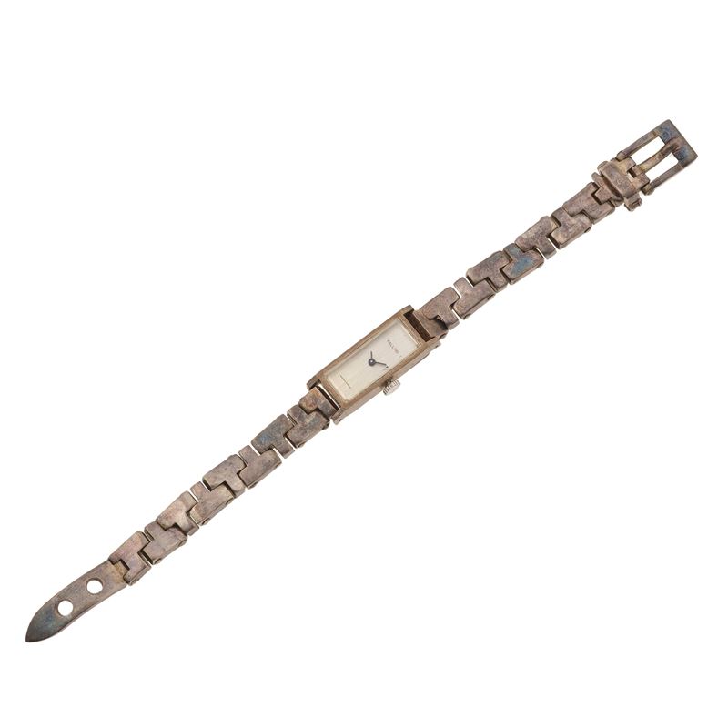 Lady's silver wristwatch. Signed Fallaci. Movement not serviced  - Auction Jewellery, silverware, furnishings, and objets d'art. A charitable bequest. - I - Cambi Casa d'Aste