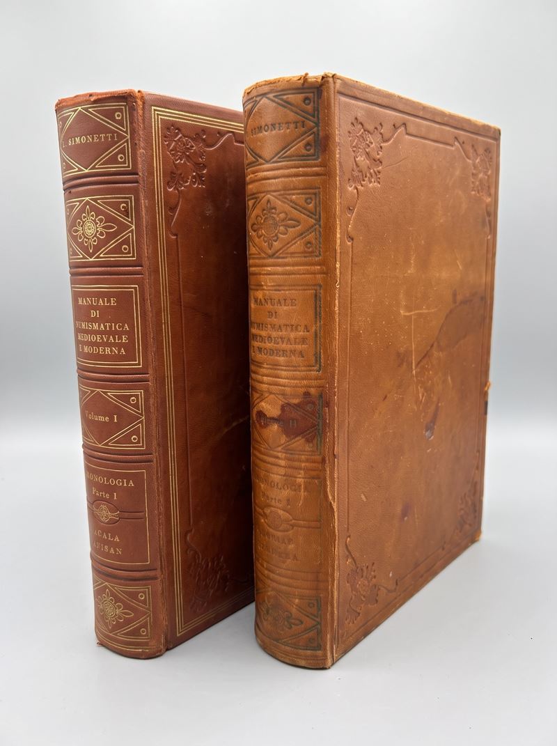 SIMONETTI L. Manuale di numismatica italiana medioevale e moderna dalla caduta dell’Impero romano alla Rivoluzione francese.  - Auction Numismatics - Cambi Casa d'Aste