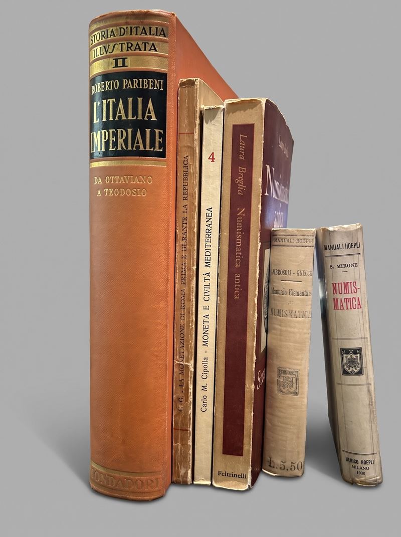 ARGOMENTO VARIO. Lotto di sei libri.  - Asta Numismatica - Cambi Casa d'Aste
