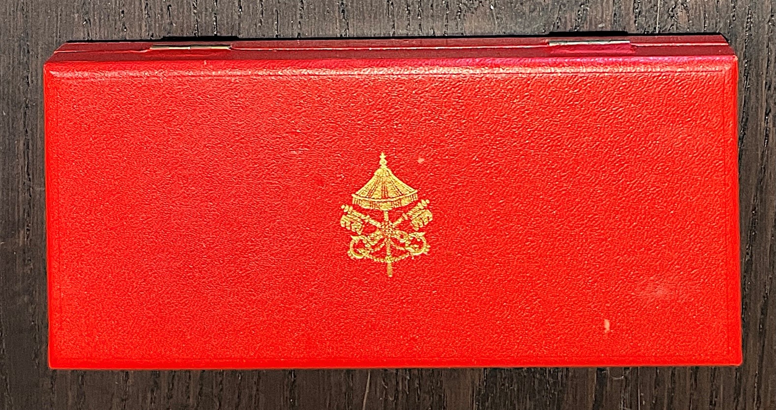 Vaticano, Sede Vacante 1963. Trittico in oro, argento e bronzo