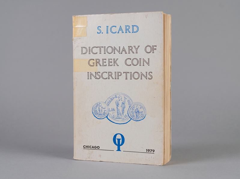 ICARD S. Dictionary of Greek Coins inscriptions.  - Auction Numismatics - Cambi Casa d'Aste