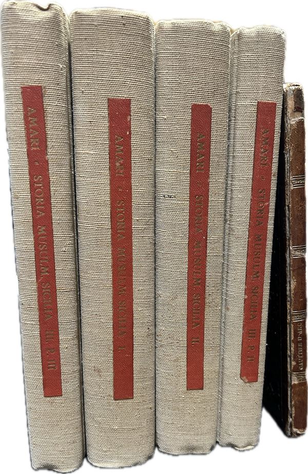 STORIA SICILIANA. Lotto di cinque libri.
