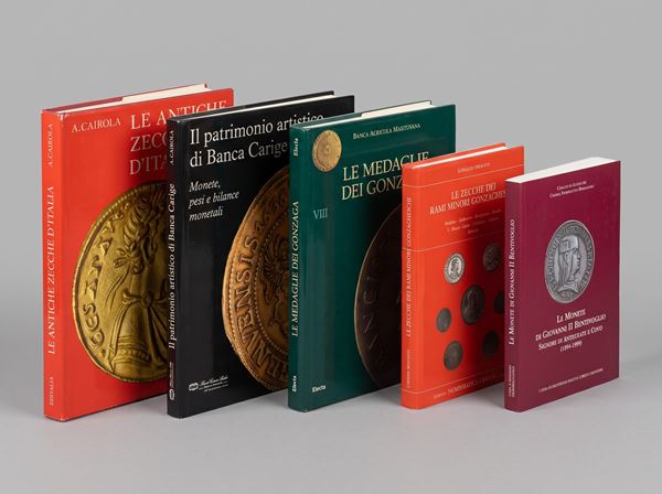 ZECCHE ITALIANE. Lotto di cinque libri.