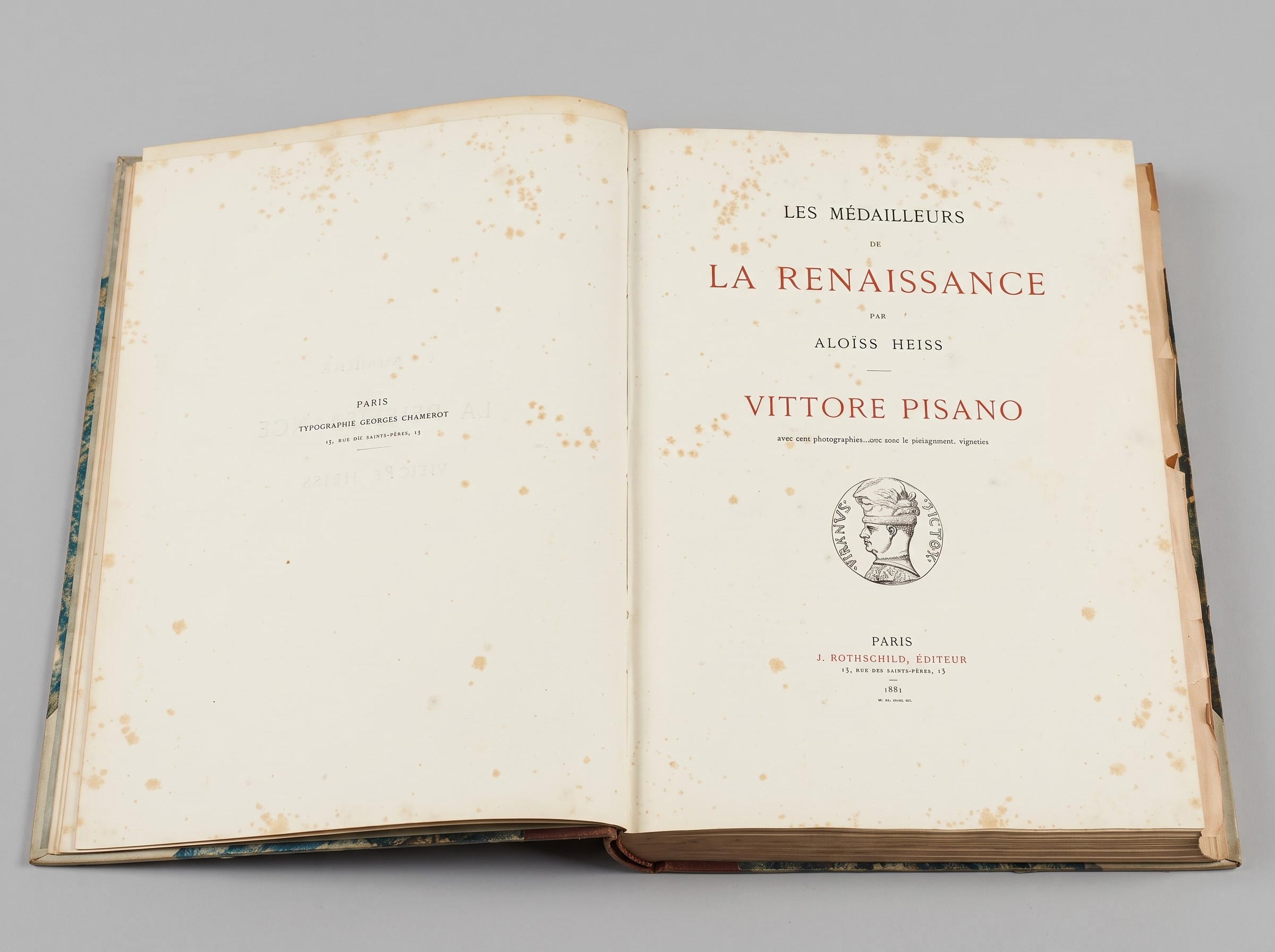 Heiss, Les Médailleurs de la Renaissance. Studio sulla medaglistica rinascimentale italiana, con ...