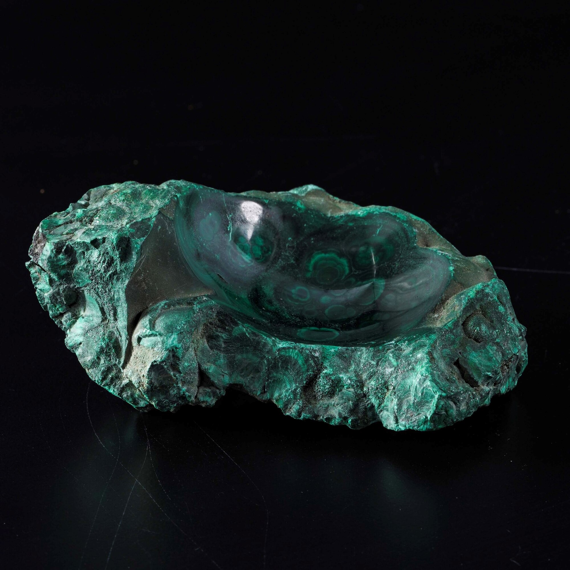 Due Posaceneri in Malachite