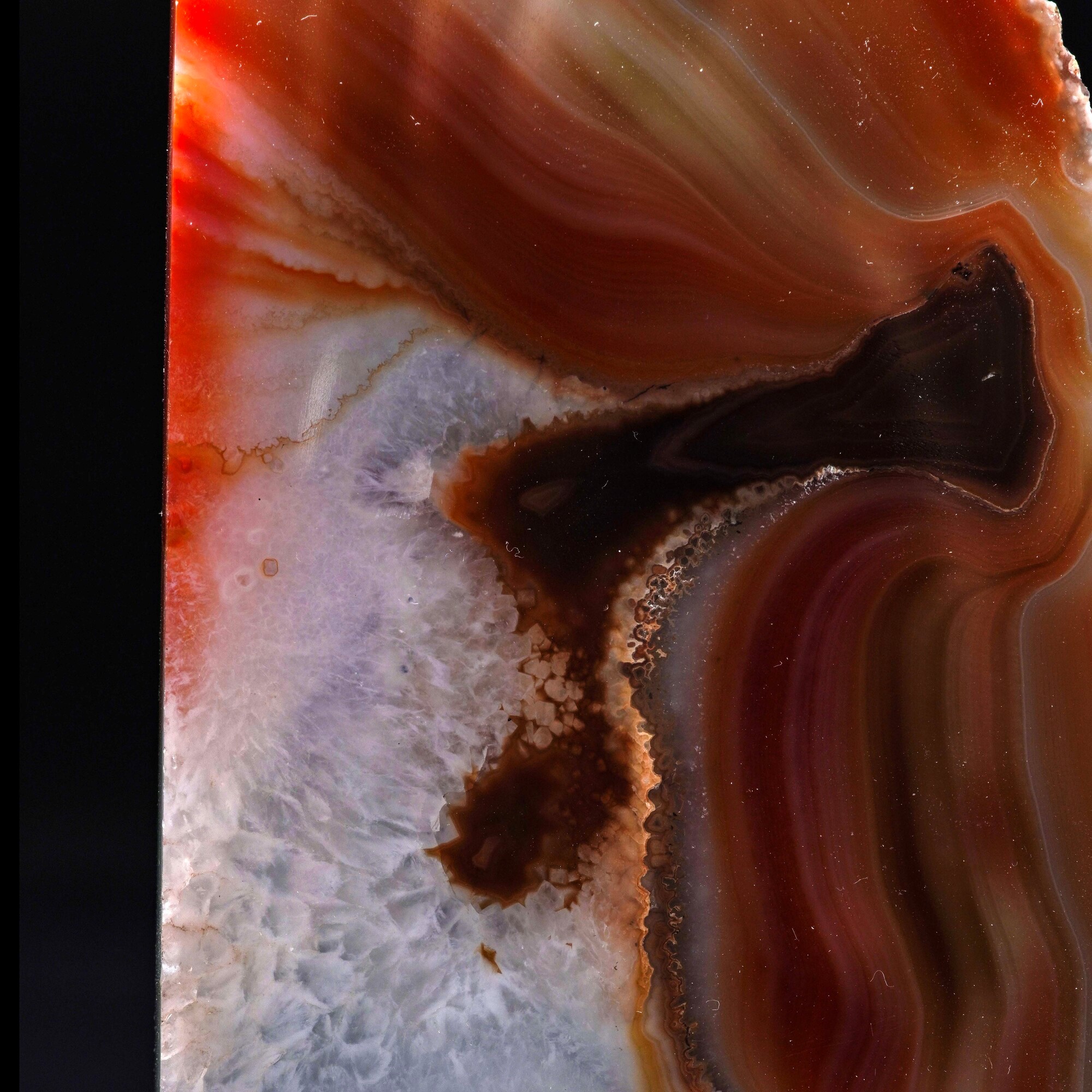 Due Porzioni di Geode di Agata