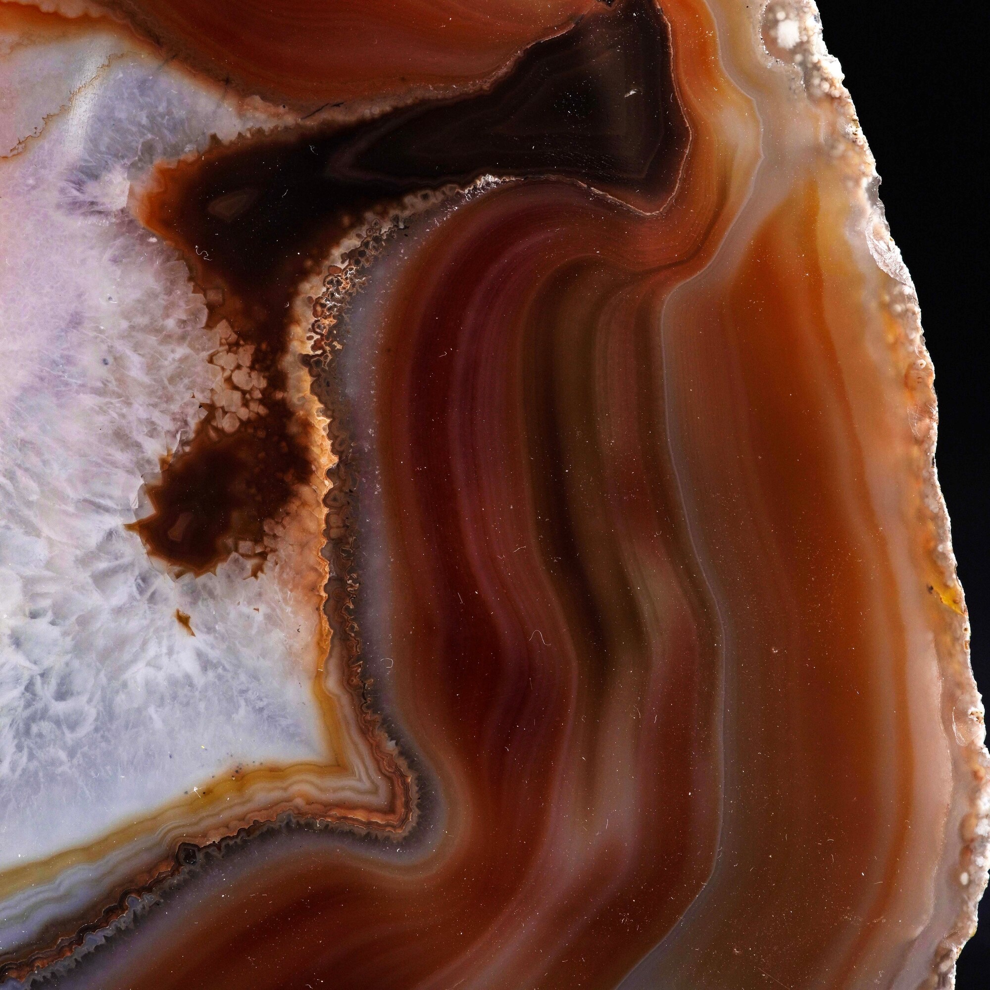 Due Porzioni di Geode di Agata
