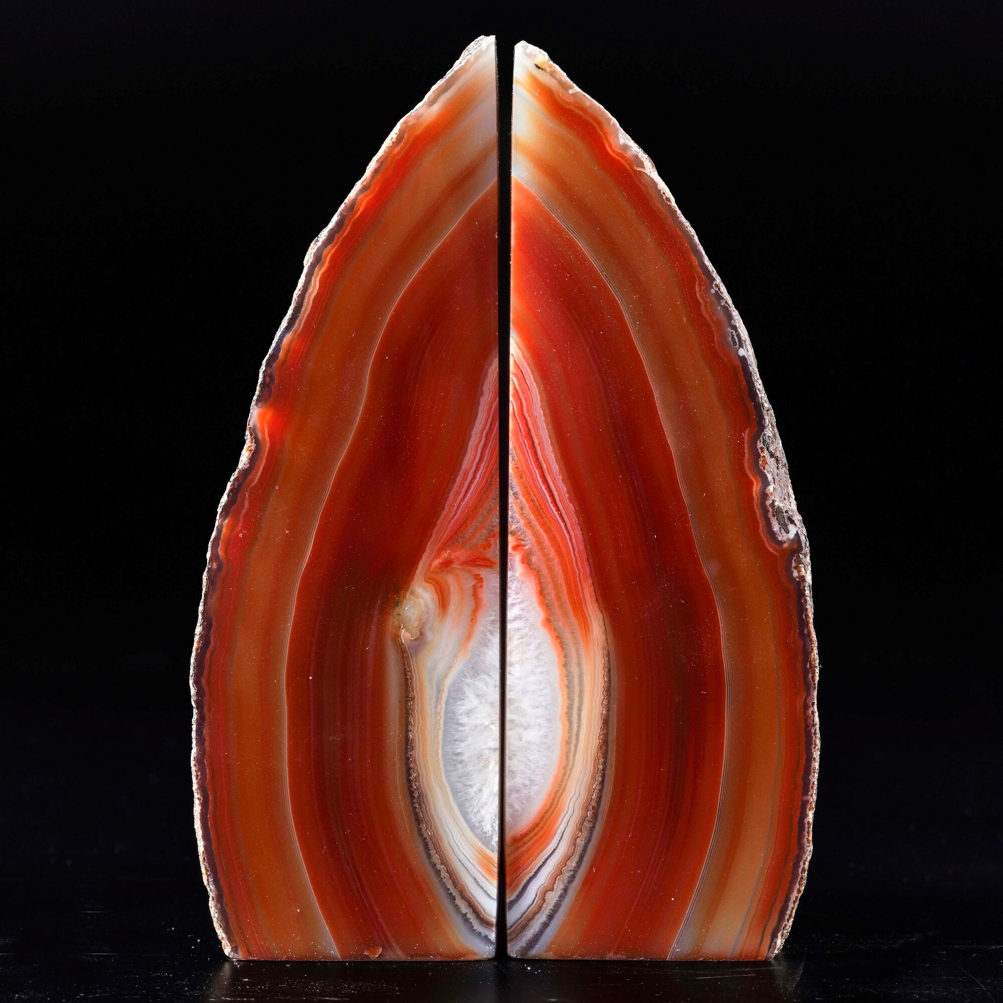 Due Porzioni di Geode di Agata