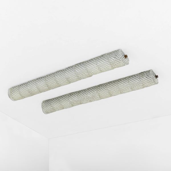 Carlo Scarpa - Due grandi lampade da parete o a plafone