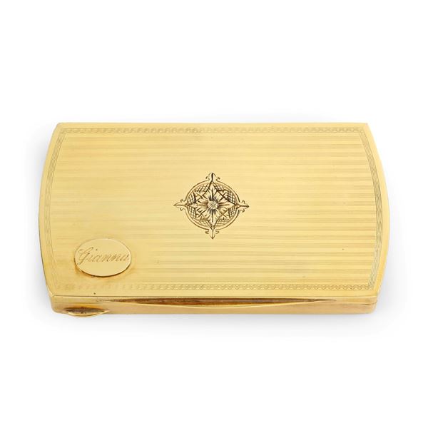 Scatolina in oro 18k (*)