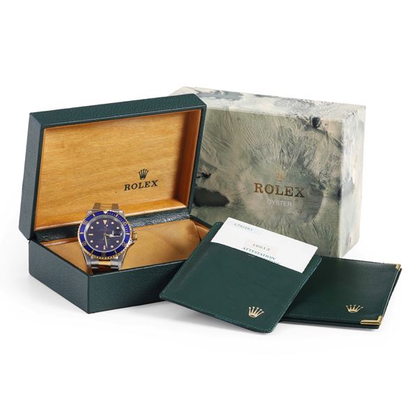 Rolex Submariner Date – Acciaio e oro giallo, quadrante blu (*)