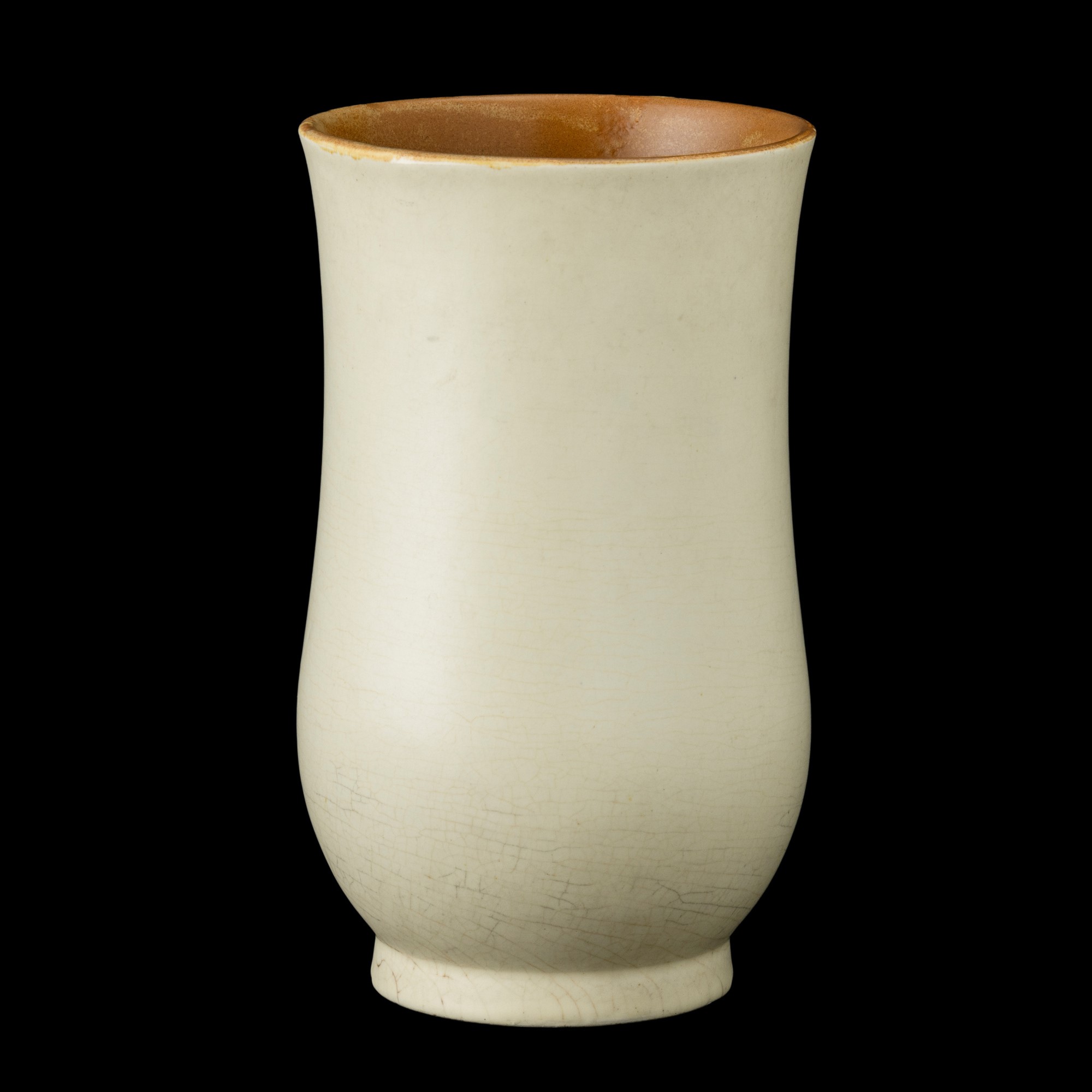 Giovanni Gariboldi - Vaso a balaustro in terraglia con decoro graffito, San Cristoforo, Milano (c...