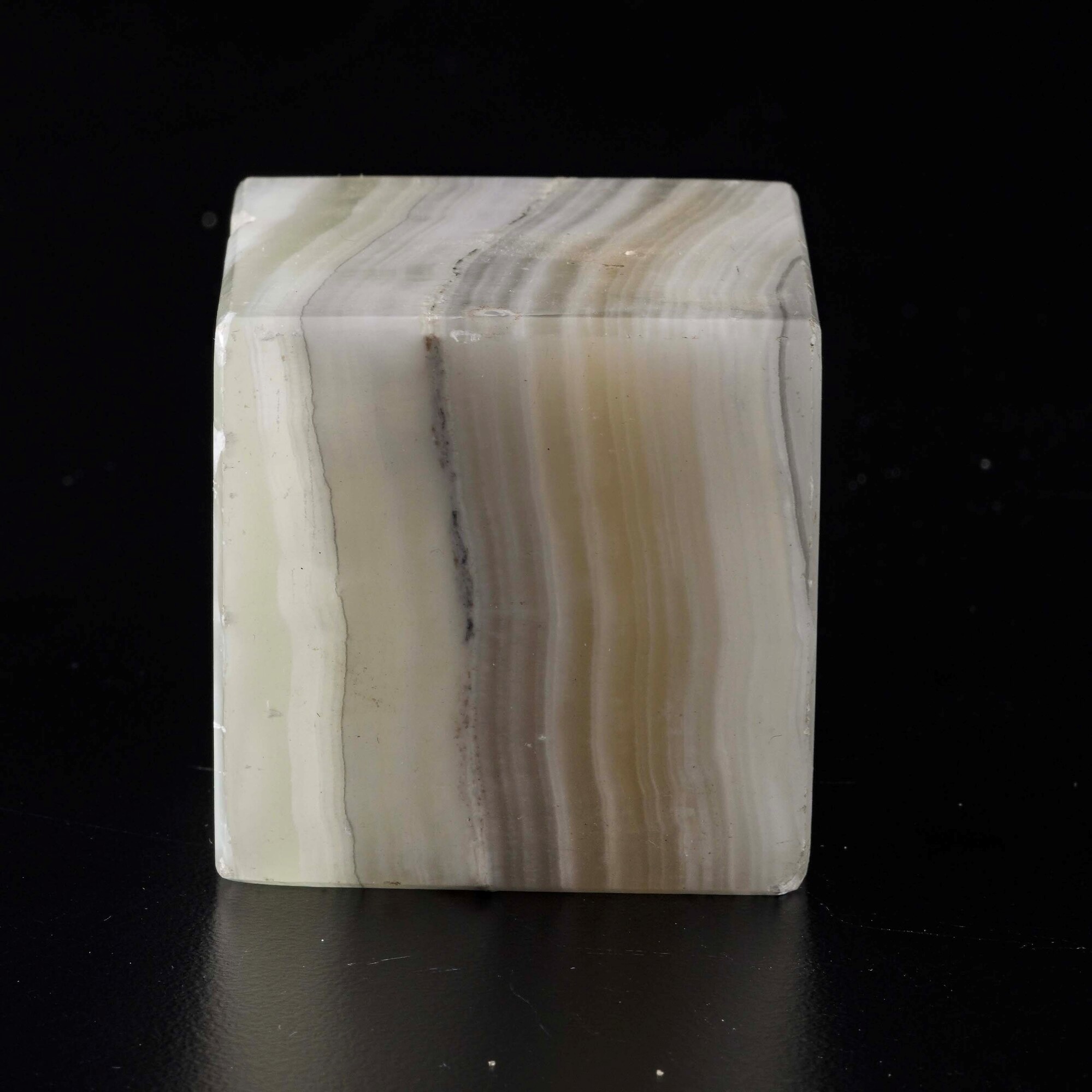 Icosaedro e Cubo in Onice