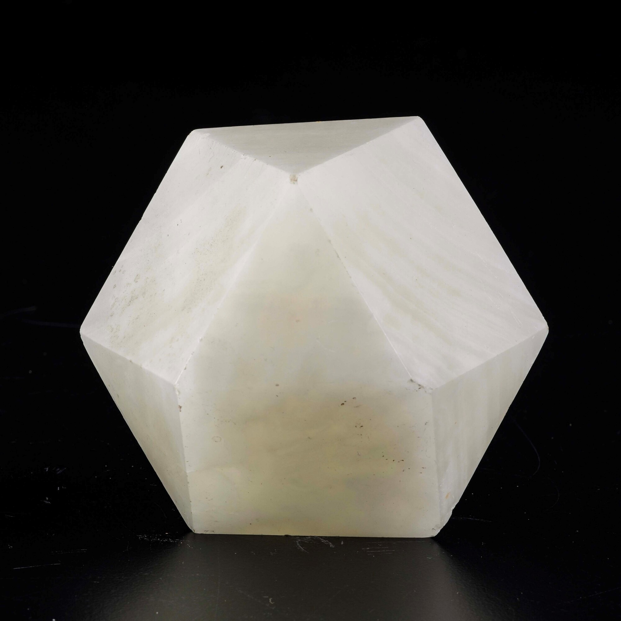 Icosaedro e Cubo in Onice