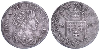 Torriglia, Violante Doria Lomellini (1654–1671), Luigino (1668), busto e scudo con tre gigli