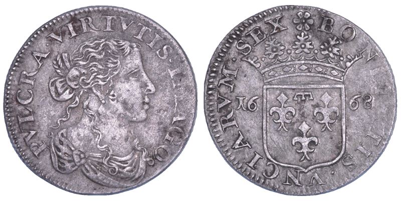 TORRIGLIA. VIOLANTE DORIA LOMELLINI, 1654-1671. Luigino 1668.  - Asta Numismatica - Cambi Casa d'Aste