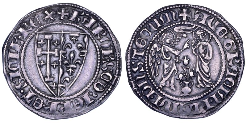 NAPOLI. CARLO II D’ANGIO’, 1285-1309. Saluto d’argento.  - Asta Numismatica - Cambi Casa d'Aste