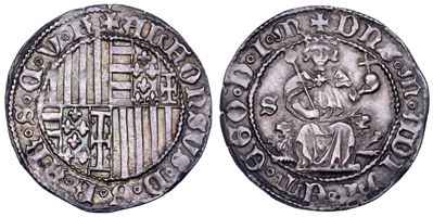 Alfonso I d’Aragona, Carlino di Napoli (1442–1458)