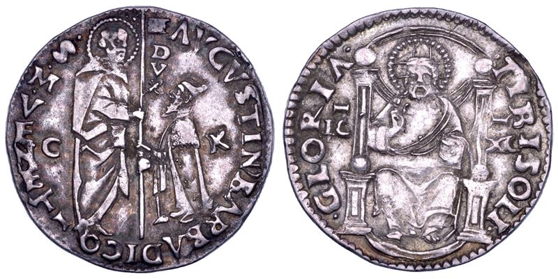 VENEZIA. AGOSTINO BARBARIGO, 1486-1501. Marcello o mezza lira.  - Asta Numismatica - Cambi Casa d'Aste