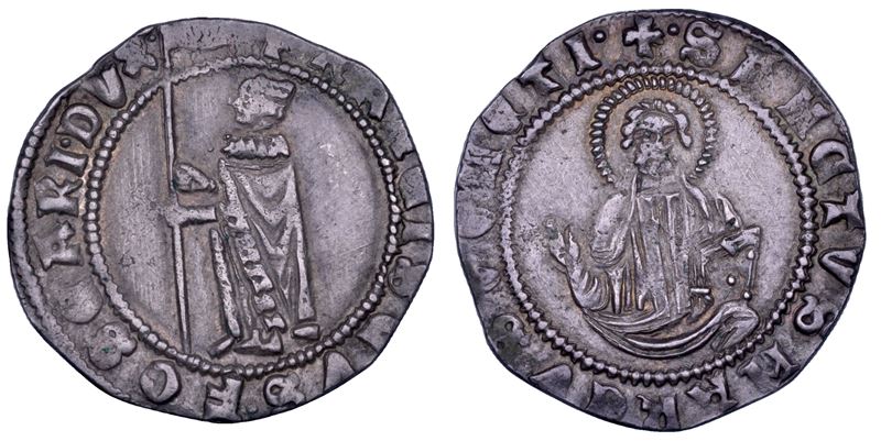 VENEZIA. FRANCESCO FOSCARI, 1423-1457. Grossone.  - Asta Numismatica - Cambi Casa d'Aste