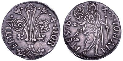 Firenze, Repubblica (1189–1532), Grosso da 6 soldi e 8 denari (1477, II semestre)