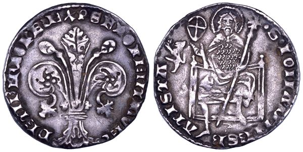 FIRENZE. REPUBBLICA, 1189-1532. Grosso da 5 soldi e 6 denari (1405, II semestre).
