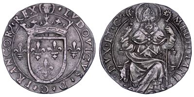 MILANO, Ludovico XII d’Orléans (1500-1512), Grosso regale da 6 soldi, argento