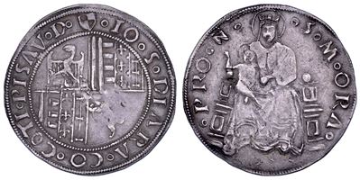 Pesaro, Giovanni Sforza, Grosso, 1489-1510 (moneta d’argento)