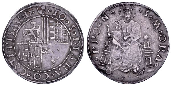 PESARO. GIOVANNI SFORZA, 1489-1510. Grosso.