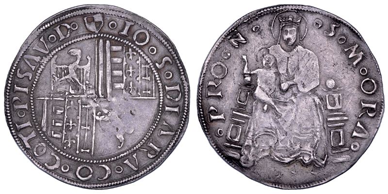 PESARO. GIOVANNI SFORZA, 1489-1510. Grosso.  - Asta Numismatica - Cambi Casa d'Aste