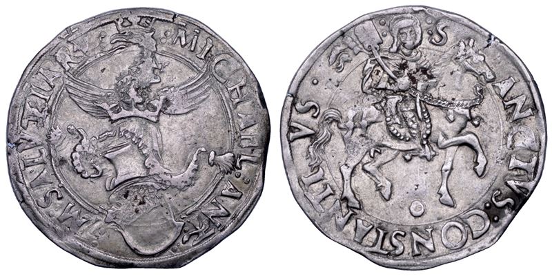 CARMAGNOLA. MICHELE ANTONIO DI SALUZZO, 1504-1528. Cornuto.  - Asta Numismatica - Cambi Casa d'Aste