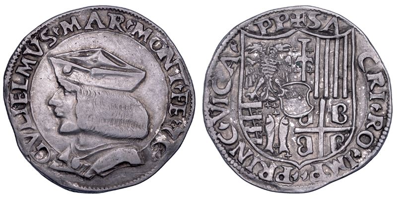 CASALE. GUGLIELMO II PALEOLOGO, 1494-1518. Testone.  - Asta Numismatica - Cambi Casa d'Aste